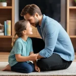 부모의 공감력 키우기 - **Prompt for Emotional Understanding and Communication:**
    "A heartwarming and intimate portrait ...